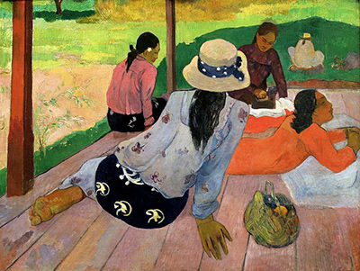 The Siesta by Paul Gauguin
